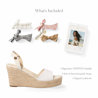 NEWVEUX's Inclusive Bundle Customizable Travel Sandal Set